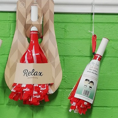 Lasten ja aikuisten Relax Saunavihta yhteishintaan.